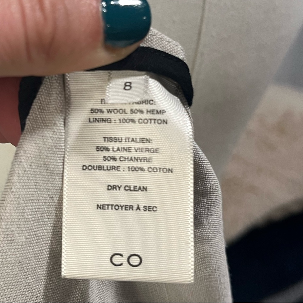 Co Linen Sack Shorts -8 - Picture 10 of 12